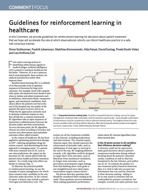 Guidelines for Reinforcement Learning in Healthcare